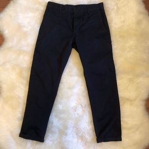 Black Levi's Slim Straight Cotton Chinos